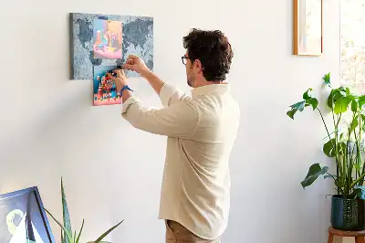 Kurk prikbord Geschilderde wereldkaart