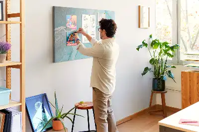 Kurk prikbord Elegante rotsimitatie