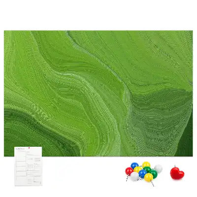 Memobord van kurk Moderne golven