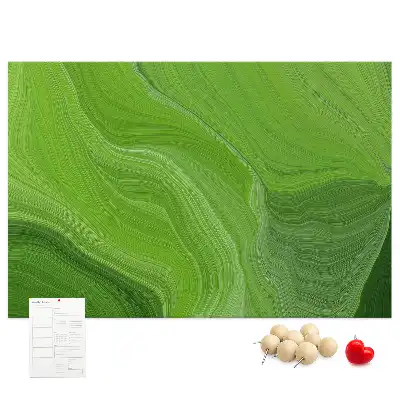 Memobord van kurk Moderne golven