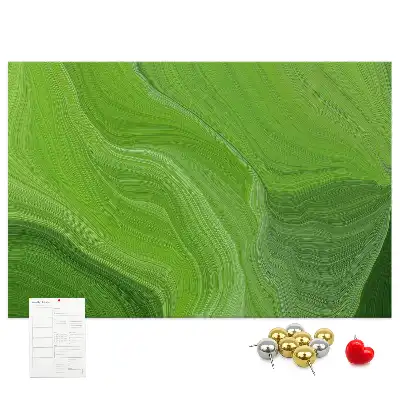 Memobord van kurk Moderne golven
