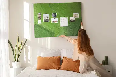 Memobord van kurk Moderne golven