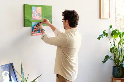Memobord van kurk Moderne golven