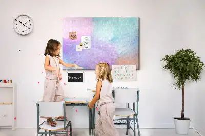 Kurk prikbord Kleurrijke veren