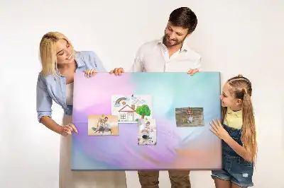 Kurk prikbord Kleurrijke veren
