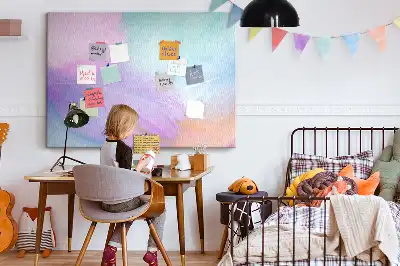 Kurk prikbord Kleurrijke veren