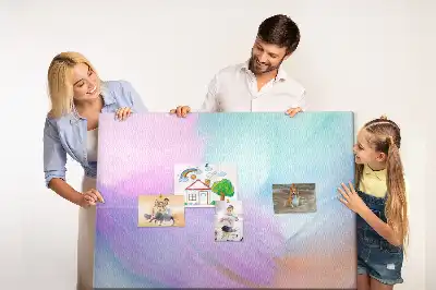 Kurk prikbord Kleurrijke veren