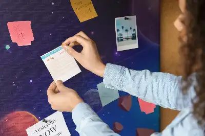 Memobord van kurk Planeten melkweg