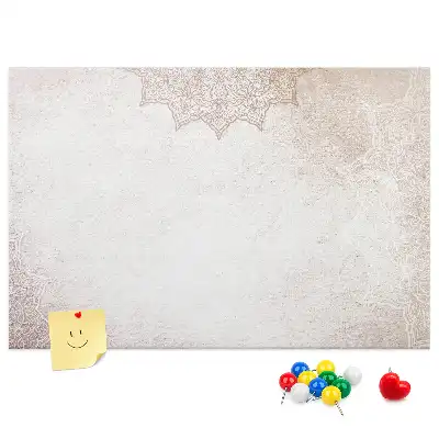 Decoratief kurk prikbord met patroon