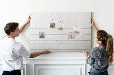Kurk prikbord Houten panelen patroon
