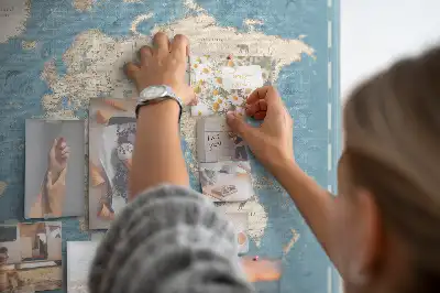 Kurk prikbord Klassieke atlas van weleer