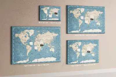 Kurk prikbord Klassieke atlas van weleer