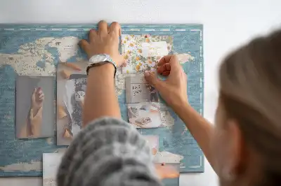 Kurk prikbord Klassieke atlas van weleer