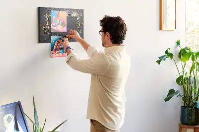 Kurk prikbord Gouden confetti