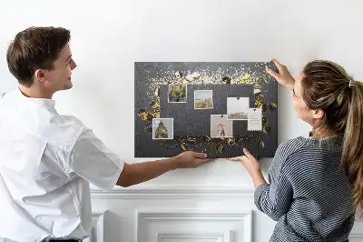 Kurk prikbord Gouden confetti