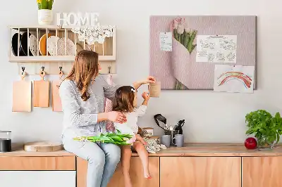 Memobord van kurk Boeket bloemen