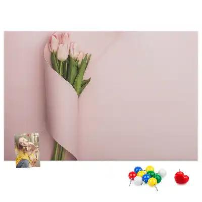 Memobord van kurk Boeket bloemen