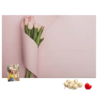 Memobord van kurk Boeket bloemen