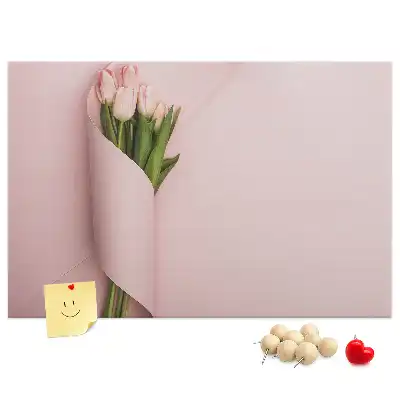 Memobord van kurk Boeket bloemen