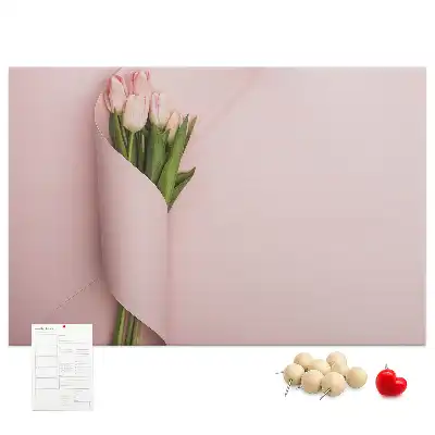 Memobord van kurk Boeket bloemen