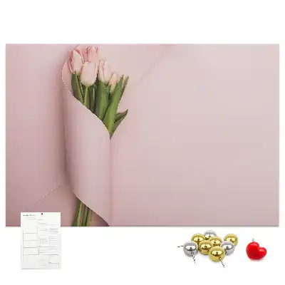 Memobord van kurk Boeket bloemen