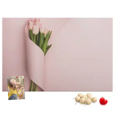 Memobord van kurk Boeket bloemen