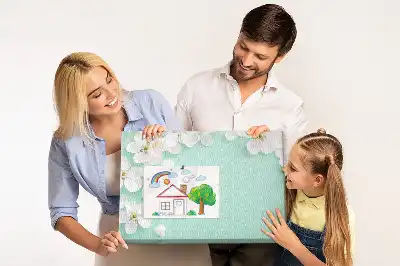 Memobord van kurk Bloeiende madeliefjes