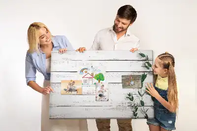 Kurk prikbord Natuurlijke houtnerf