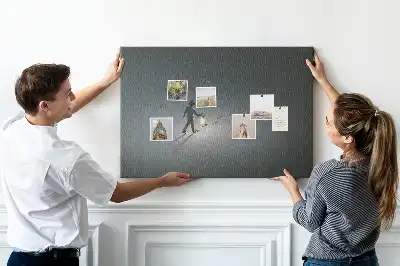 Memobord van kurk Zwerver in het donker