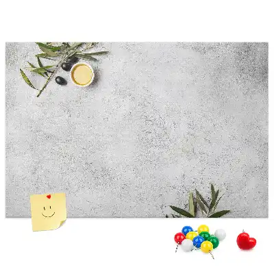 Kurk prikbord Minimalistische olijven