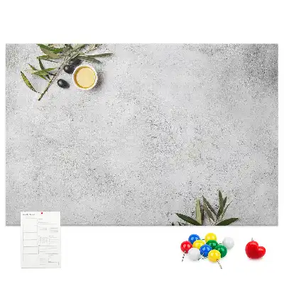 Kurk prikbord Minimalistische olijven