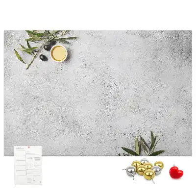 Kurk prikbord Minimalistische olijven