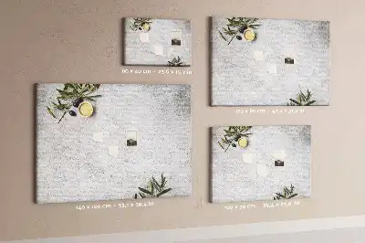 Kurk prikbord Minimalistische olijven