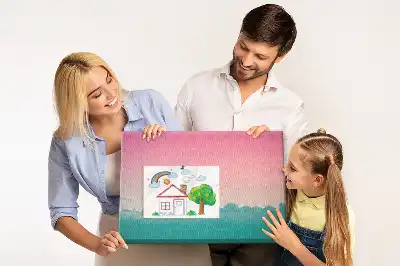 Memobord van kurk Gradiënt lucht