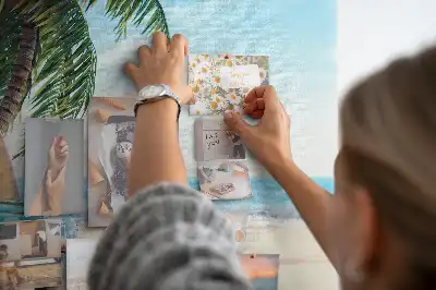 Memobord van kurk Vakantiestrand