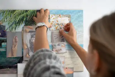 Memobord van kurk Vakantiestrand