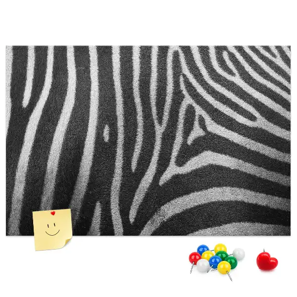 Kurk prikbord Zebrapatroon