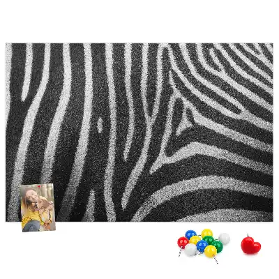 Kurk prikbord Zebrapatroon