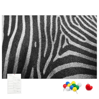 Kurk prikbord Zebrapatroon
