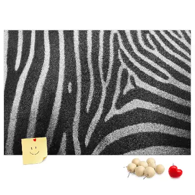 Kurk prikbord Zebrapatroon
