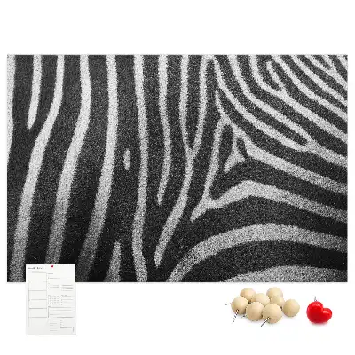 Kurk prikbord Zebrapatroon
