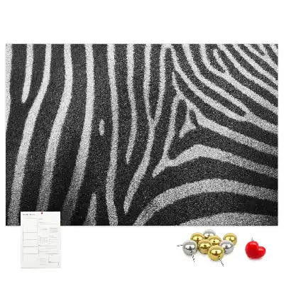 Kurk prikbord Zebrapatroon