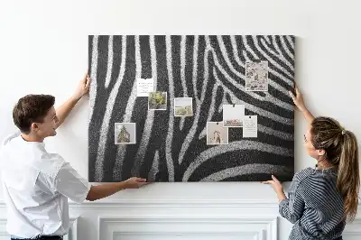 Kurk prikbord Zebrapatroon