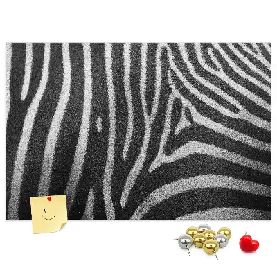 Kurk prikbord Zebrapatroon