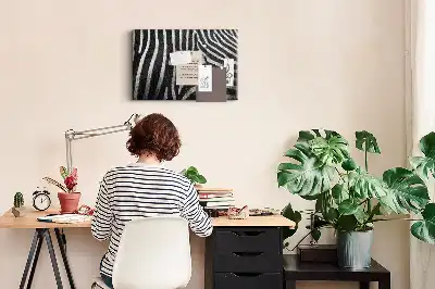 Kurk prikbord Zebrapatroon