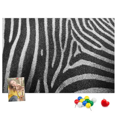 Kurk prikbord Zebrapatroon