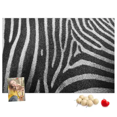 Kurk prikbord Zebrapatroon
