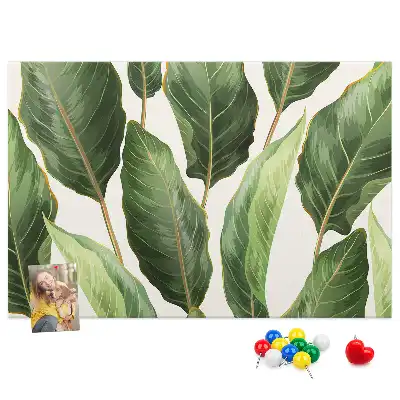 Kurk prikbord Palmbladeren