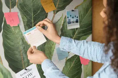 Kurk prikbord Palmbladeren