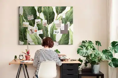Kurk prikbord Palmbladeren